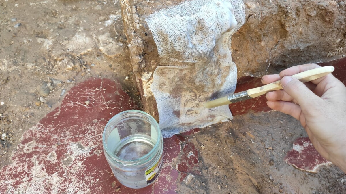 Hallazgo de pinturas en una casa del siglo XII en Valencia